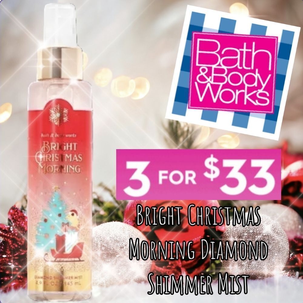 Bath and Body Works Bright Christmas Morning Diamond Shimmer